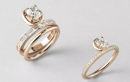 钻石与叠戴戒指 - 盛荟珠宝最新婚礼珠宝系列